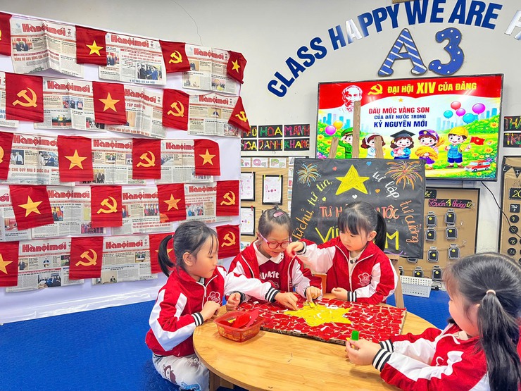 CÁC TRƯỜNG HỌC TRÊN ĐỊA BÀN XÃ TRUNG GIÃ CHÀO MỪNG ĐẠI HỘI ĐẢNG TOÀN QUỐC LẦN THỨ XIV- Ảnh 9.