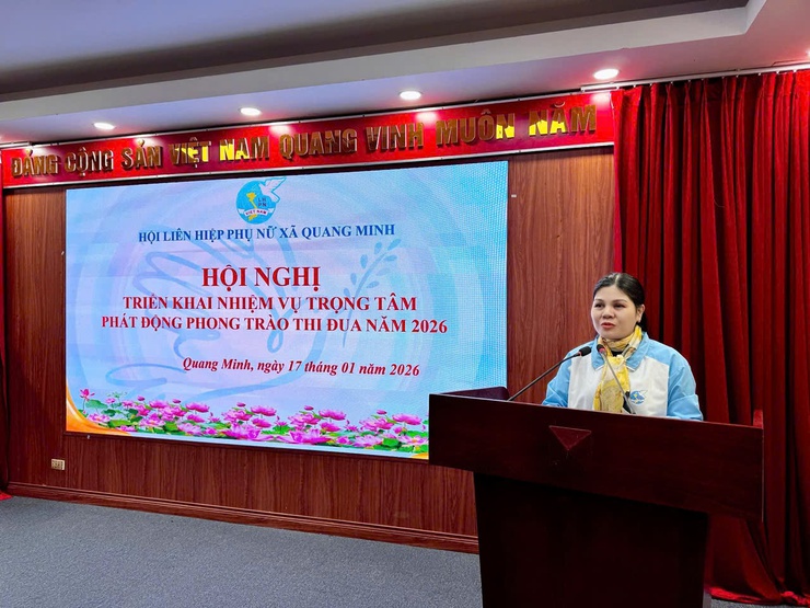 Hội LHPN xã Quang Minh phát động phong trào thi đua năm 2026- Ảnh 2.