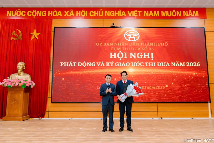 Cụm Thi đua số 05 thành phố Hà Nội phát động và ký giao ước thi đua năm 2026- Ảnh 4.