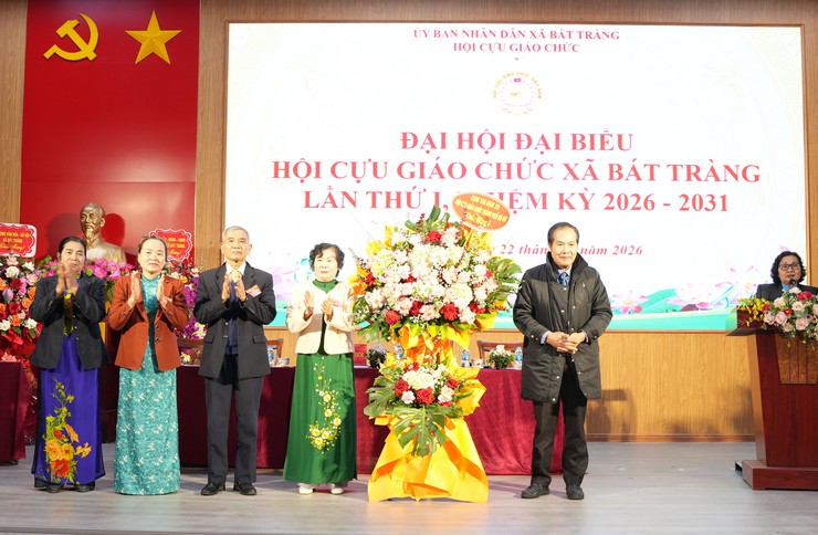 Đại hội hội cựu giáo chức xã Bát Tràng lần thứ I, nhiệm kỳ 2026 - 2031 thành công tốt đẹp- Ảnh 1.