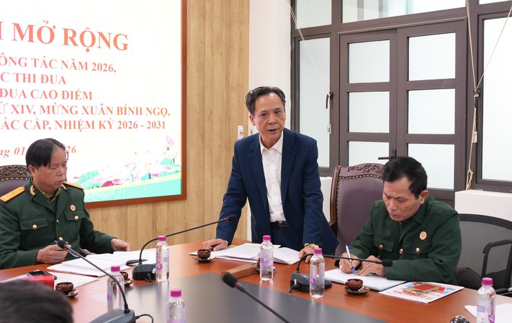 Hội CCB xã Bát Tràng triển khai nhiệm vụ năm 2026, phát động đợt thi đua cao điểm chào mừng Đại hội XIV của Đảng- Ảnh 3.