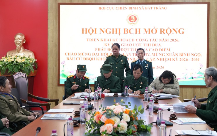 Hội CCB xã Bát Tràng triển khai nhiệm vụ năm 2026, phát động đợt thi đua cao điểm chào mừng Đại hội XIV của Đảng- Ảnh 2.