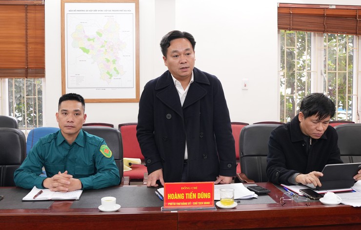 UBND xã Bát Tràng tổ chức hội nghị bàn giao nhiệm vụ Chỉ huy trưởng Ban Chỉ huy Quân sự xã- Ảnh 3.