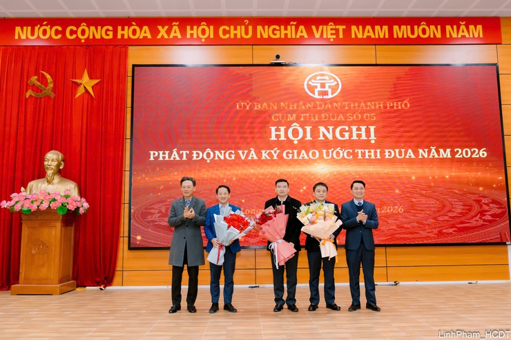 Cụm Thi đua số 05 thành phố Hà Nội phát động và ký giao ước thi đua năm 2026- Ảnh 3.