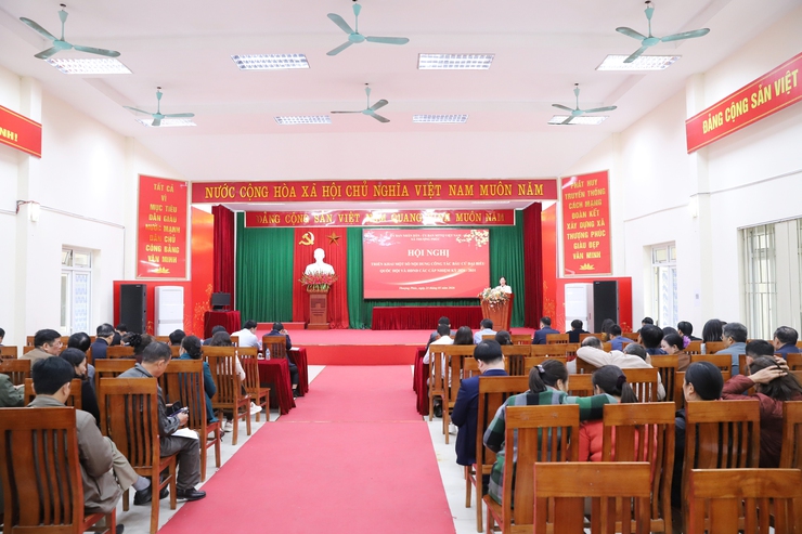 UBND – UBMTTQ xã tổ chức hội nghị triển khai một số nội dung công tác bầu cử đại biểu Quốc hội và HĐND các cấp nhiệm kỳ 2026-2031- Ảnh 1.