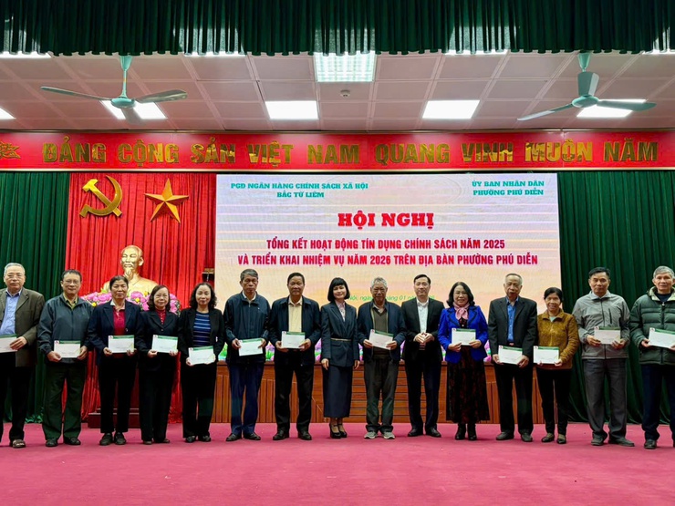 Phú Diễn: Tổng kết hoạt động tín dụng chính sách năm 2025 và triển khai nhiệm vụ trọng tâm năm 2026- Ảnh 4.