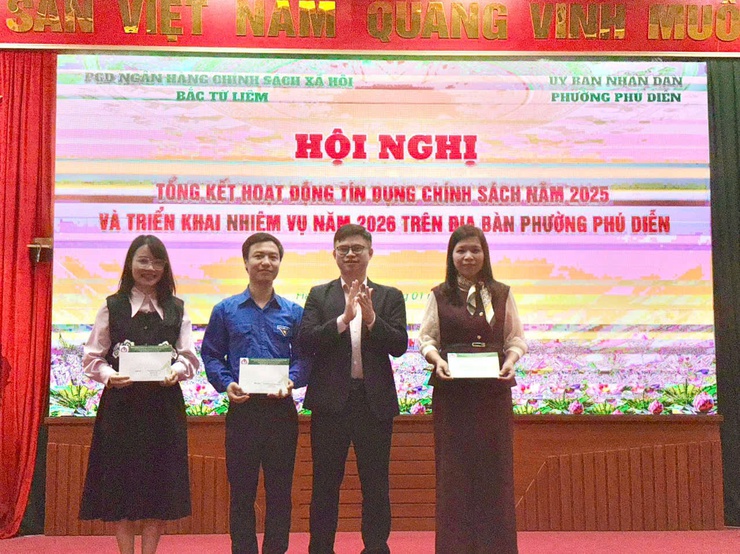 Phú Diễn: Tổng kết hoạt động tín dụng chính sách năm 2025 và triển khai nhiệm vụ trọng tâm năm 2026- Ảnh 3.