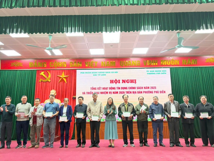 Phú Diễn: Tổng kết hoạt động tín dụng chính sách năm 2025 và triển khai nhiệm vụ trọng tâm năm 2026- Ảnh 6.