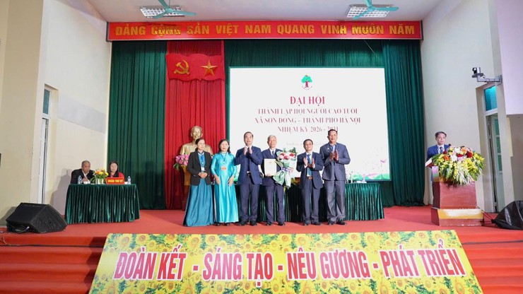 Xã Sơn Đồng tổ chức Đại hội thành lập Hội Người cao tuổi xã Sơn Đồng lần thứ I, nhiệm kỳ 2026 - 2031- Ảnh 3.