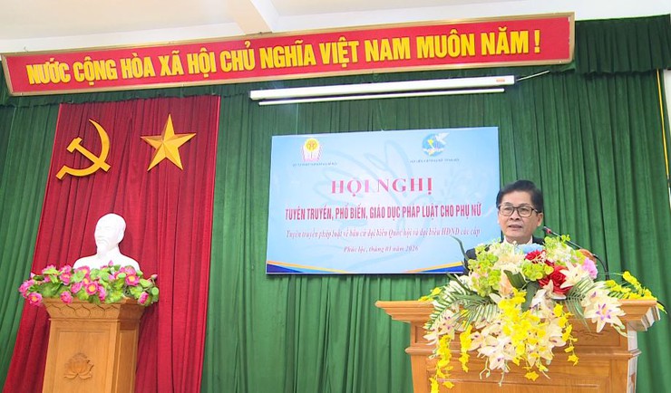 Hội LHPN xã Phúc Lộc tuyên truyền, phổ biến giáo dục pháp luật về bầu cử Đại biểu Quốc hội và đại biểu HĐND các cấp nhiệm kỳ 2026 - 2031- Ảnh 1.