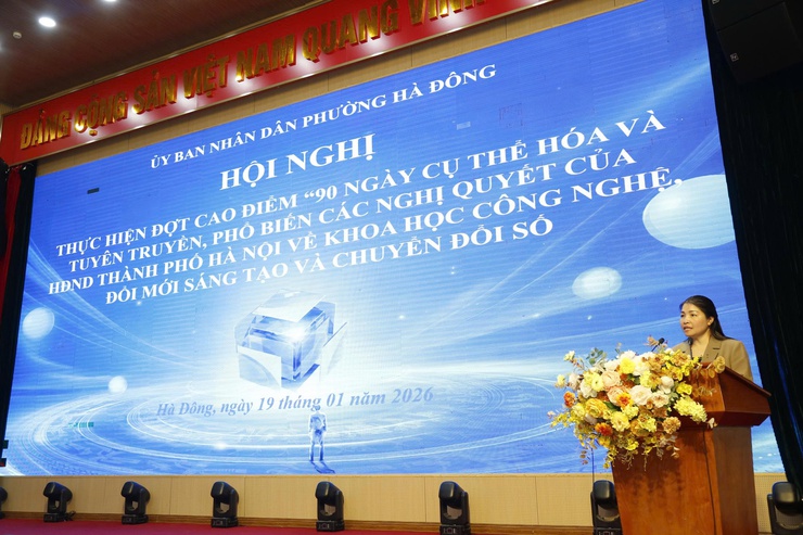 Phường Hà Đông triển khai đợt cao điểm tuyên truyền các nghị quyết về khoa học công nghệ, đổi mới sáng tạo và chuyển đổi số- Ảnh 2.
