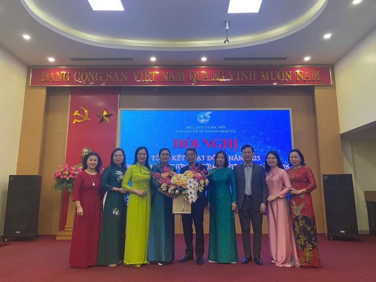 Hội LHPN xã Sóc Sơn ra mắt mô hình "Phụ nữ Sóc Sơn kinh doanh số"- Ảnh 1.