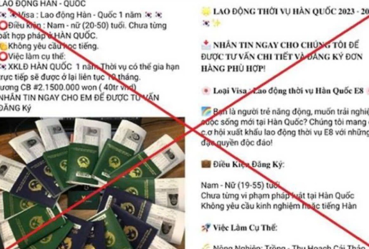 Cảnh báo các thủ đoạn lừa đảo trên không gian mạng liên quan xuất khẩu lao động, du học, du lịch- Ảnh 1.