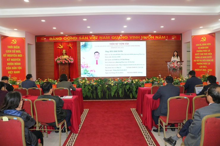 UBND phường Phúc Lợi tổ chức Hội nghị ban lãnh đạo mở rộng để thảo luận, giới thiệu người ứng cử đại biểu HĐND phường nhiệm kỳ 2026 - 2031- Ảnh 3.