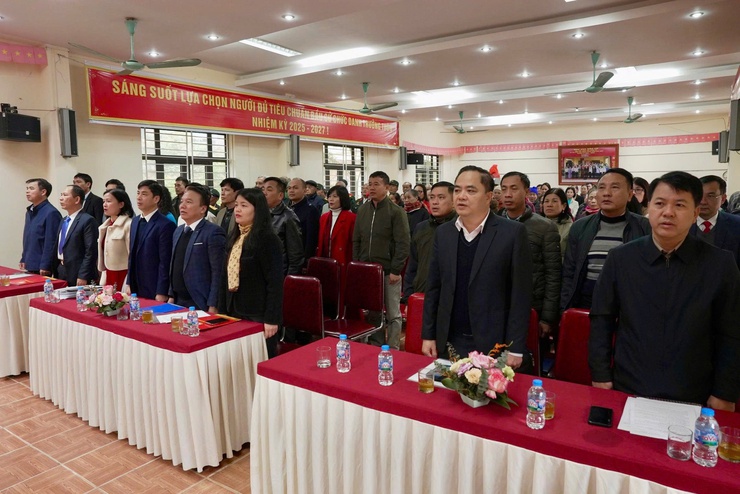 Thôn Nhuế, xã Thiên Lộc tổ chức hội nghị đại biểu nhân dân bàn việc xây dựng đời sống văn hóa ở cơ sở năm 2026; tổng kết công tác Thôn năm 2025- Ảnh 2.