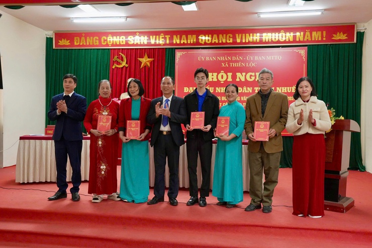 Thôn Nhuế, xã Thiên Lộc tổ chức hội nghị đại biểu nhân dân bàn việc xây dựng đời sống văn hóa ở cơ sở năm 2026; tổng kết công tác Thôn năm 2025- Ảnh 10.