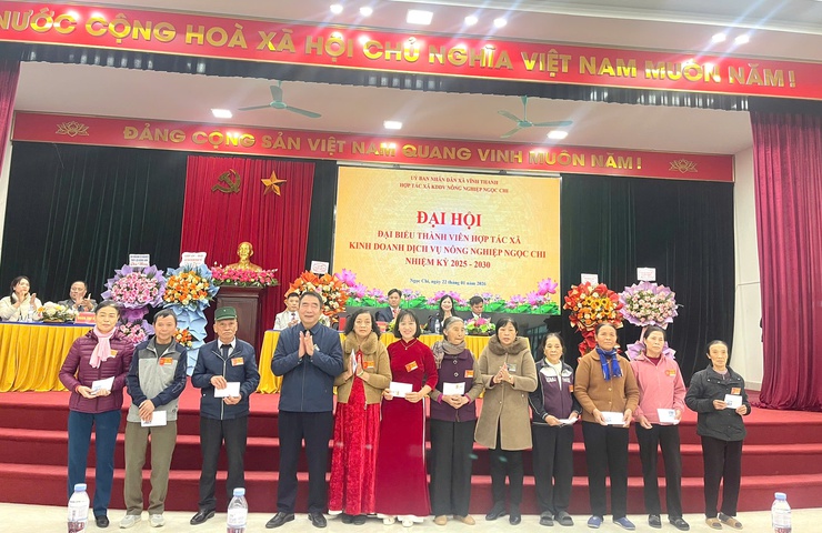 ĐẠI HỘI ĐẠI BIỂU THÀNH VIÊN HTX KINH DOANH DỊCH VỤ NÔNG NGHIỆP NGỌC CHI NHIỆM KỲ 2025 – 2030 THÀNH CÔNG TỐT ĐẸP- Ảnh 19.