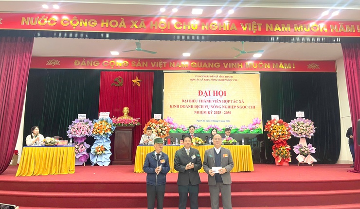 ĐẠI HỘI ĐẠI BIỂU THÀNH VIÊN HTX KINH DOANH DỊCH VỤ NÔNG NGHIỆP NGỌC CHI NHIỆM KỲ 2025 – 2030 THÀNH CÔNG TỐT ĐẸP- Ảnh 18.