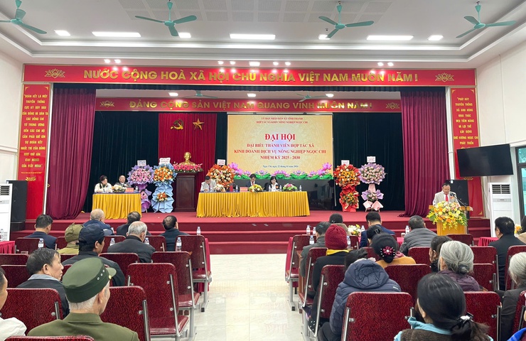 ĐẠI HỘI ĐẠI BIỂU THÀNH VIÊN HTX KINH DOANH DỊCH VỤ NÔNG NGHIỆP NGỌC CHI NHIỆM KỲ 2025 – 2030 THÀNH CÔNG TỐT ĐẸP- Ảnh 10.
