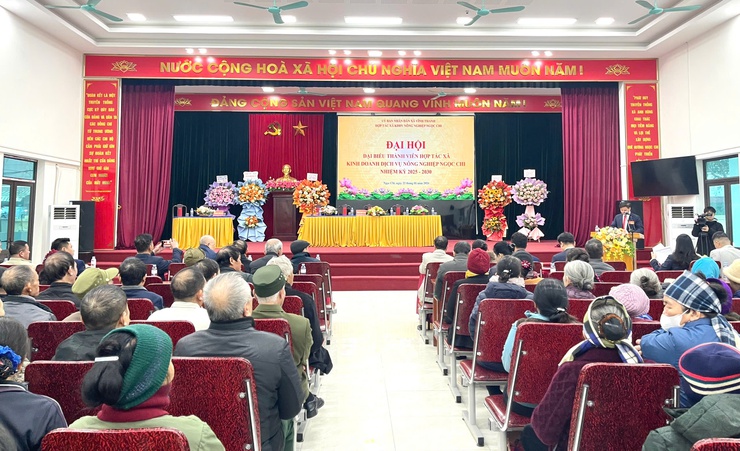 ĐẠI HỘI ĐẠI BIỂU THÀNH VIÊN HTX KINH DOANH DỊCH VỤ NÔNG NGHIỆP NGỌC CHI NHIỆM KỲ 2025 – 2030 THÀNH CÔNG TỐT ĐẸP- Ảnh 1.