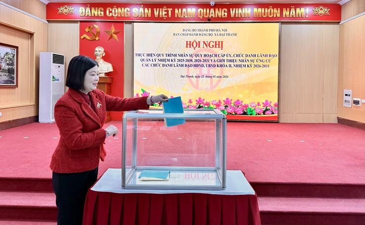 Ban chấp hành Đảng bộ xã Đại Thanh tổ chức hội nghị rà soát, bổ sung quy hoạch các chức danh lãnh đạo diện BTV Thành ủy và BTV Đảng ủy quản lý nhiệm kỳ 2025-2030, 2026-2031- Ảnh 8.