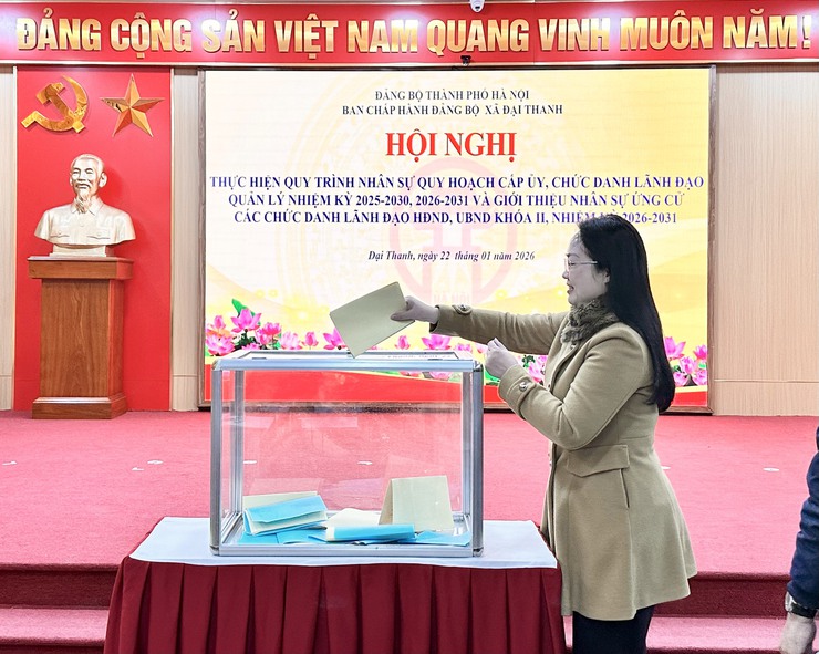 Ban chấp hành Đảng bộ xã Đại Thanh tổ chức hội nghị rà soát, bổ sung quy hoạch các chức danh lãnh đạo diện BTV Thành ủy và BTV Đảng ủy quản lý nhiệm kỳ 2025-2030, 2026-2031- Ảnh 10.