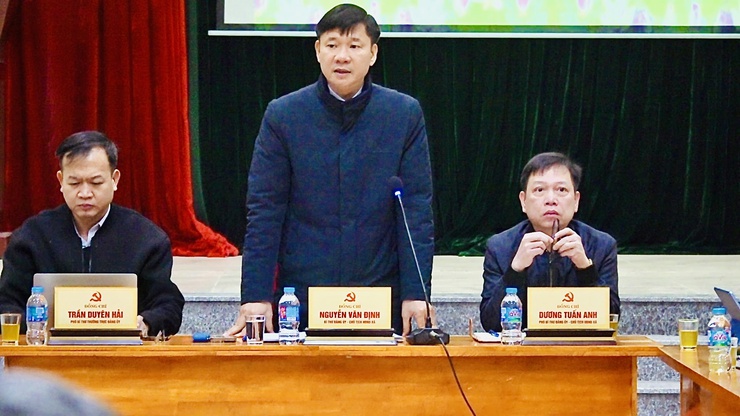 THƯỜNG TRỰC ĐẢNG ỦY XÃ HÒA XÁ LÀM VIỆC VỚI 09 THÔN THUỘC XÃ THÁI HÒA CŨ- Ảnh 1.