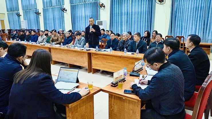 THƯỜNG TRỰC ĐẢNG ỦY XÃ HÒA XÁ LÀM VIỆC VỚI 09 THÔN THUỘC XÃ THÁI HÒA CŨ- Ảnh 6.