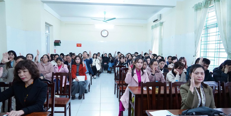 Bệnh viện đa khoa Chương Mỹ tổ chức hội nghị cán bộ, công chức, viên chức, người lao động năm 2025- Ảnh 11.