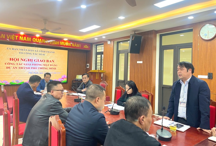 XÃ VĨNH THANH GIAO BAN CÔNG TÁC DI CHUYỂN MỘ PHỤC VỤ GIẢI PHÓNG MẶT BẰNG DỰ ÁN THÀNH PHỐ THÔNG MINH- Ảnh 4.