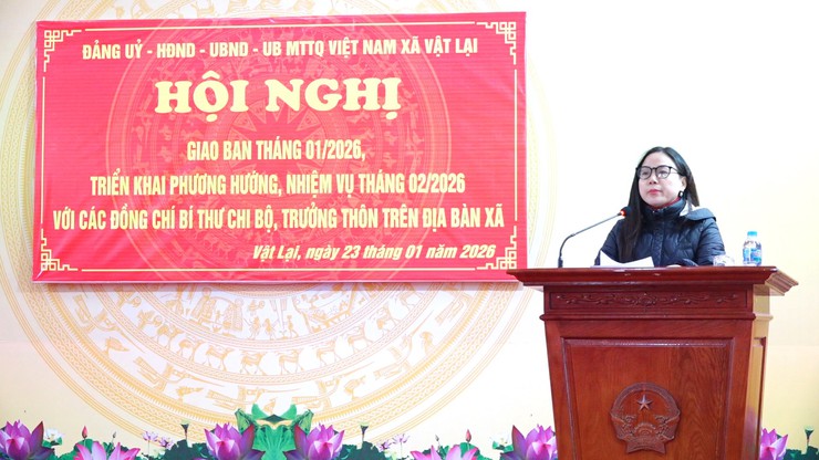 Hội nghị giao ban với Bí thư, Trưởng thôn đánh giá thực hiện các nhiệm vụ chính trị tháng 01, triển khai nhiệm vụ tháng 02 năm 2026- Ảnh 3.