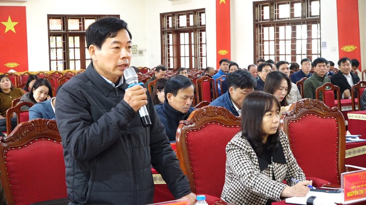 Hội nghị giao ban với Bí thư, Trưởng thôn đánh giá thực hiện các nhiệm vụ chính trị tháng 01, triển khai nhiệm vụ tháng 02 năm 2026- Ảnh 8.