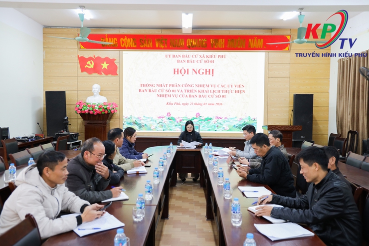 Ban bầu cử số 1 xã Kiều Phú tổ chức cuộc họp đầu tiên triển khai nhiệm vụ công tác Bầu cử Đại biểu Quốc hội khoá XVI và Hội đồng nhân dân các cấp nhiệm kỳ 2026- 2031.- Ảnh 1.