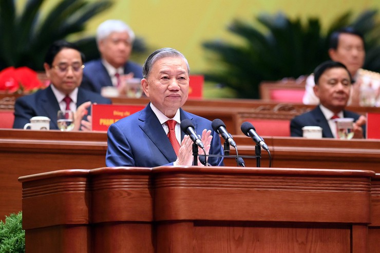 Diễn văn của Tổng Bí thư Tô Lâm tại phiên bế mạc Đại hội XIV của Đảng- Ảnh 1.