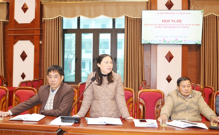 Xã Quốc Oai triển khai kế hoạch sản xuất vụ Xuân năm 2026: Chủ động thời vụ, cơ cấu giống, quyết tâm thắng lợi ngay từ đầu năm- Ảnh 4.