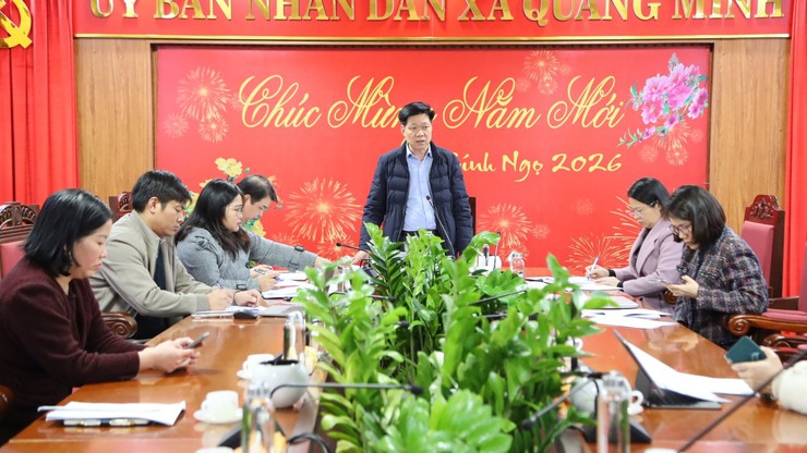 Xã Quang Minh triển khai công tác phục vụ lễ hội Đình - Đền Chùa Chi Đông năm 2026- Ảnh 4.