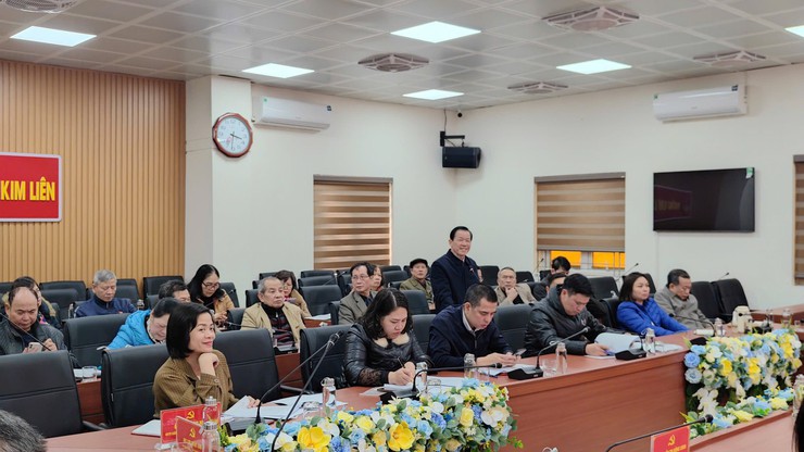 Hội nghị làm việc về công tác giới thiệu đại biểu HĐND phường Kim Liên khóa II, nhiệm kỳ 2026–2031- Ảnh 3.