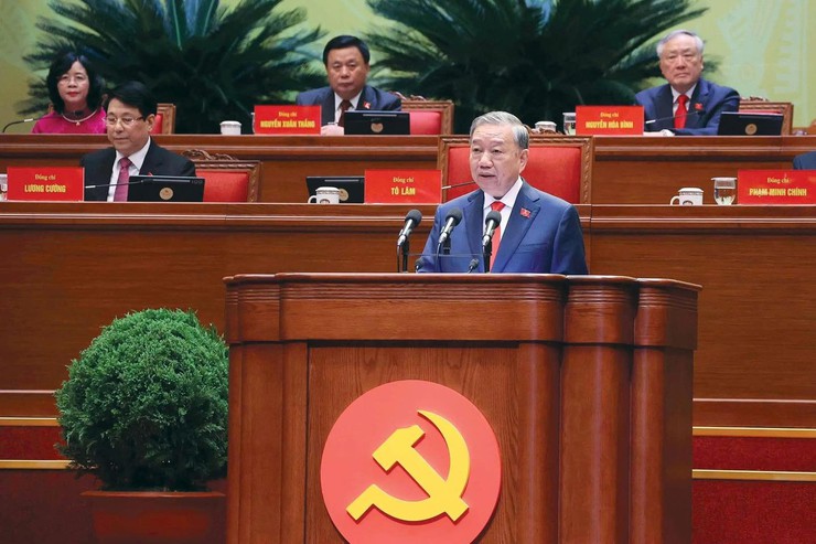 CÔNG BỐ KẾT QUẢ VÀ THÔNG QUA DANH SÁCH NHÂN SỰ TRÚNG CỬ VÀO BAN CHẤP HÀNH TRUNG ƯƠNG ĐẢNG KHÓA XIV- Ảnh 1.