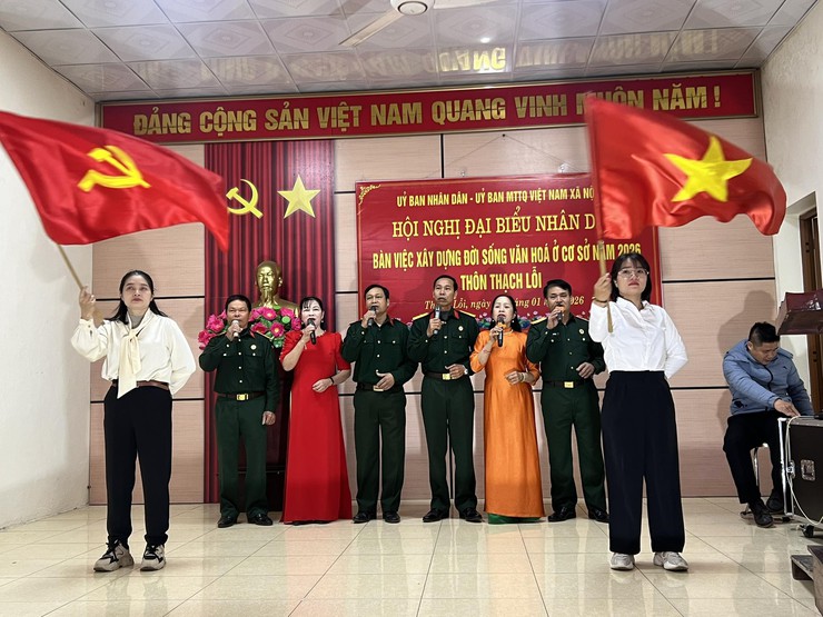 HỘI NGHỊ ĐẠI BIỂU NHÂN DÂN THÔN THẠCH LỖI THÀNH CÔNG TỐT ĐẸP- Ảnh 8.