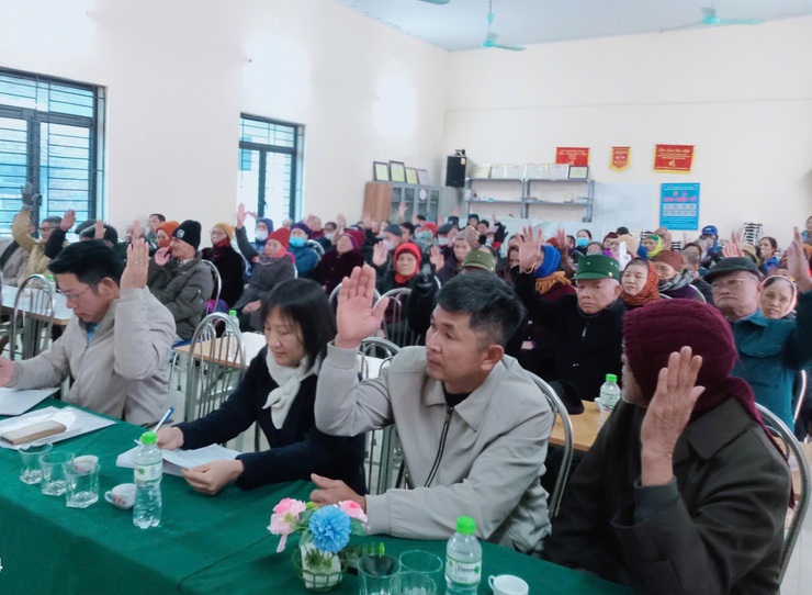 HỘI NGHỊ ĐẠI BIỂU NHÂN DÂN THÔN NINH MÔN BÀN VIỆC XÂY DỰNG ĐỜI SỐNG VĂN HÓA NĂM 2026- Ảnh 4.