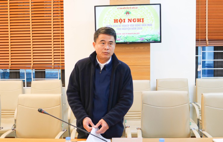 HỘI NGHỊ TRIỂN KHAI KẾ HOẠCH VẬN ĐỘNG HIẾN MÁU TÌNH NGUYỆN NĂM 2026- Ảnh 8.