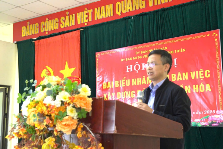 Thôn Quảng Nguyên tổ chức hội nghị đại biểu nhân dân bàn việc xây dựng đời sống văn hoá năm 2026- Ảnh 4.