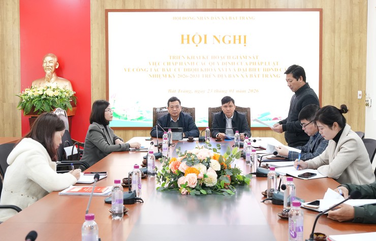 HĐND xã Bát Tràng triển khai kế hoạch giám sát công tác bầu cử- Ảnh 1.