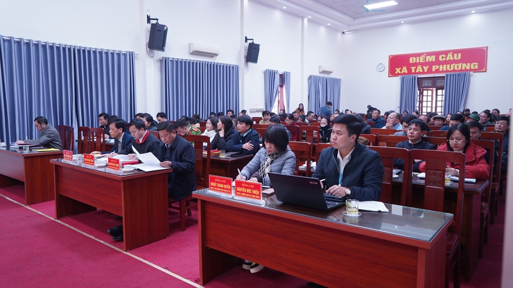 Xã Tây Phương triển khai nhiệm vụ công tác bầu cử đại biểu Quốc hội khóa XVI và HĐND các cấp- Ảnh 1.