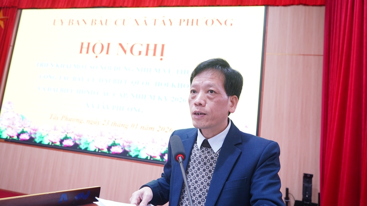 Xã Tây Phương triển khai nhiệm vụ công tác bầu cử đại biểu Quốc hội khóa XVI và HĐND các cấp- Ảnh 2.