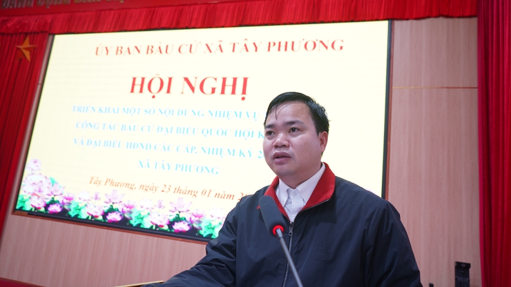 Xã Tây Phương triển khai nhiệm vụ công tác bầu cử đại biểu Quốc hội khóa XVI và HĐND các cấp- Ảnh 5.