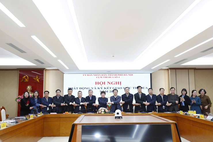 Cụm thi đua số 4 thành phố Hà Nội phát động và ký giao ước thi đua năm 2026- Ảnh 2.