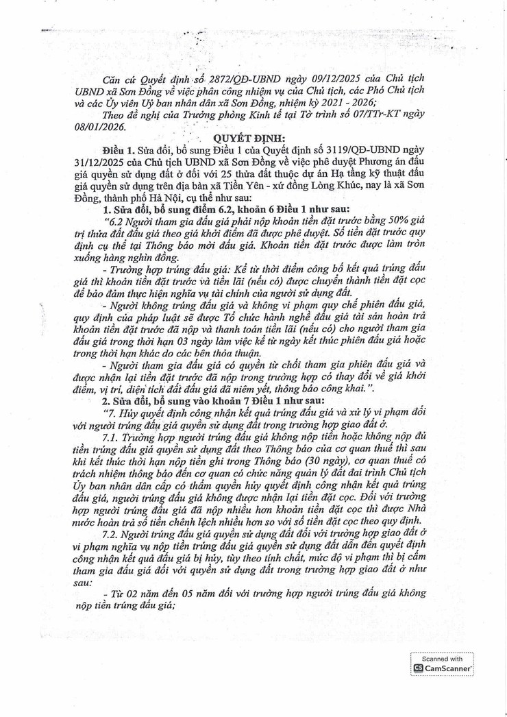 Thông báo đấu giá quyền sử dụng đất ở đối với 25 thửa đất trên địa bàn Tiền Yên - xứ đồng Lòng Khúc, xã Sơn Đồng, thành phố Hà Nội- Ảnh 23.