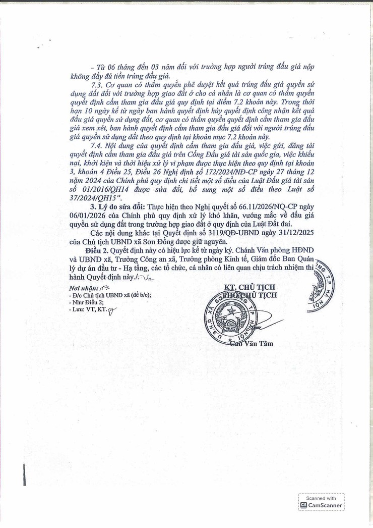 Thông báo đấu giá quyền sử dụng đất ở đối với 25 thửa đất trên địa bàn Tiền Yên - xứ đồng Lòng Khúc, xã Sơn Đồng, thành phố Hà Nội- Ảnh 24.