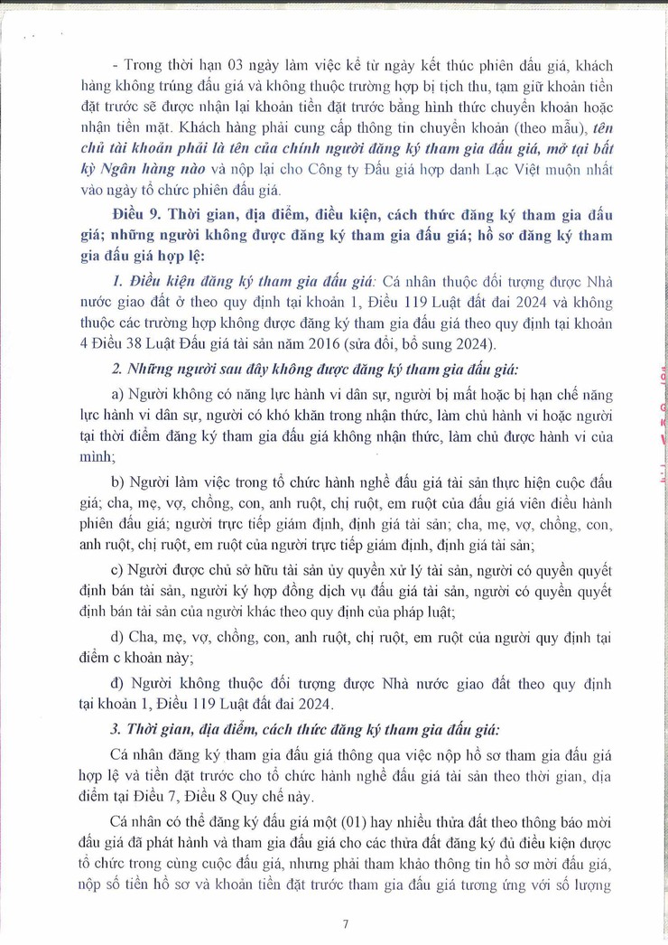 Thông báo đấu giá quyền sử dụng đất ở đối với 25 thửa đất trên địa bàn Tiền Yên - xứ đồng Lòng Khúc, xã Sơn Đồng, thành phố Hà Nội- Ảnh 31.